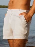 Sardinia Linen Shorts - Blanco | Stylish Comfort | Senja