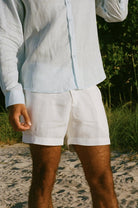 Sardinia Linen Shorts - Blanco | Stylish Comfort | Senja