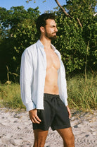 Maui Linen Shorts - Midnight | Lightweight Summer Style | Senja