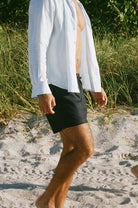 Maui Linen Shorts - Midnight | Lightweight Summer Style | Senja