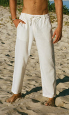 The Tulum Linen Pants - Sand | Effortless Summer Style | Senja