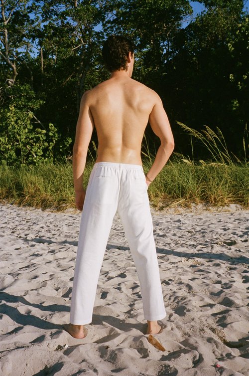 The Tulum Linen Pants - Sand | Effortless Summer Style | Senja